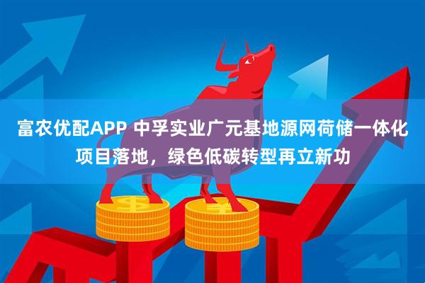 富农优配APP 中孚实业广元基地源网荷储一体化项目落地，绿色低碳转型再立新功