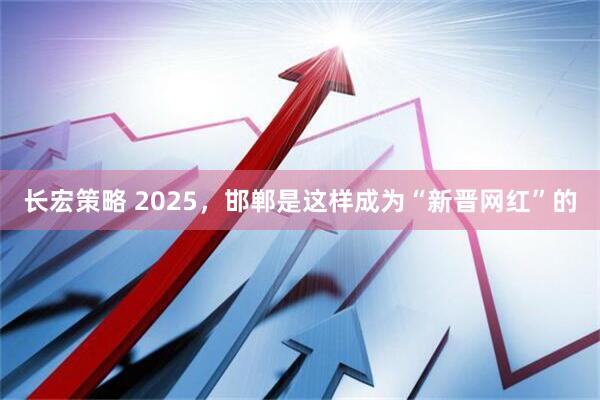 长宏策略 2025,邯郸是这样成为“新晋网红”的