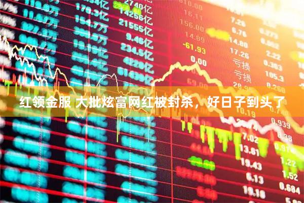 红领金服 大批炫富网红被封杀，好日子到头了